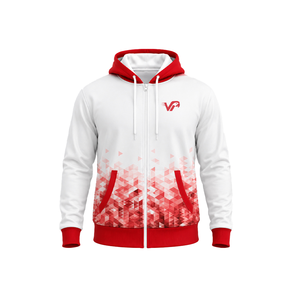 Custom Soccer Zip Hoodie